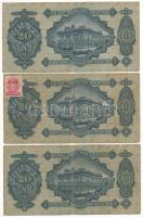 1930. 20P (3x) T:VG kis szakadás, folt
Adamo P11