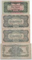 1944. 10P + 20P (2x) + 50P "A Vöröshadsereg Parancsnoksága" T:F,VG kis szakadás, folt