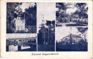 Zagyvarékas, templom, híd, kút (apró szakadás / tiny tear)