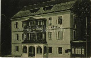 Tarvisio, Tarvis; Hotel Mörtl, Auto Garage, Dreher beer (fl)