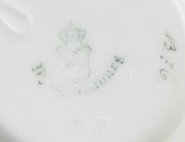 Nymphenburg mokkás készlet. Hat személyes. Matricás, jelzett, hibátlan