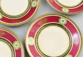 Royal Austria teás készlet. Hat személyes Kiöntő 22, 16 cm, Matricás, jelzett, hibátlan