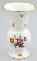Aquincum Hüttl Tivadar váza. Kézzel festett, jelzett, hibátlan 20 cm