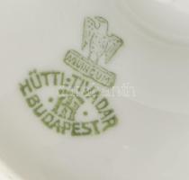 Aquincum Hüttl Tivadar váza. Kézzel festett, jelzett, hibátlan 20 cm