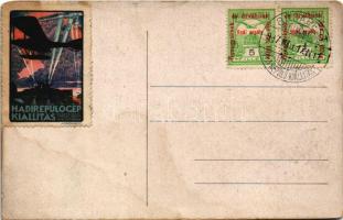 917 Olasz Caudron-biplán, motorsérülés miatt Görz mellett kénytelen volt leszállni. A bennülők fogsá...