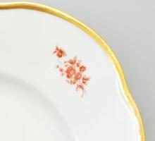 Hüttl Tivadar Aquincum kínáló tál. Kézzel festett, jelzett,ki skopással 38x25 cm