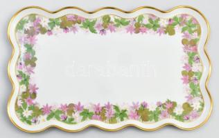 Nymphenburg R Sieck jelzéssel. Kínáló tálca. Matricás, jelzett, kis anyaghibával 40x24 cm