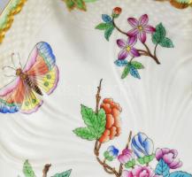 Óherednin, Herendi Viktória mintás kínáló. Kézzel festett, jelzett, apró kopással 24x19 cm