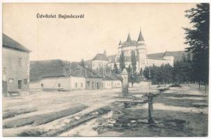 1907 Bajmóc, Bojnice; vár, kút. Gubits B. 937. / hrad / castle, well