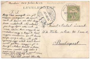 1907 Bajmóc, Bojnice; vár, kút. Gubits B. 937. / hrad / castle, well