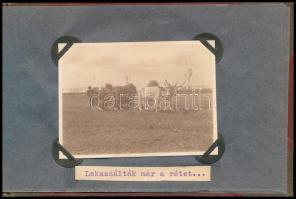 1930 Siófok, Jelige: "Szép az, ami érdek nélkül tetszik." Kis album 9 db fotóval (ballagás...