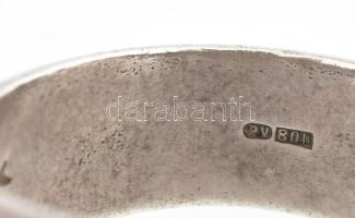 Méreg tárolós gyűrű. Ezüst (Ag) jelzett