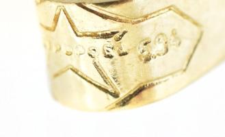 14K arany (Au) L medál 1,22 g jelzett