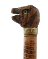 Fa túrabot, figurális véggel, m: 91 cm