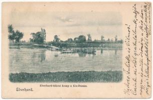 Éberhárd, Eberhart, Malinovo; Eberhard-tőkési komp a Kis-Dunán / ferry to Zálesie on Little Danube (EK)