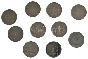 2021. 50Ft Cu-Ni "Nemzetközi Eucharisztikus Kongresszus" (10x) T:AU,XF