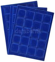 4db érmetartó tálca, egyenként 20 férőhellyel (50x50mm-es fészkek), használt de jó állapotban