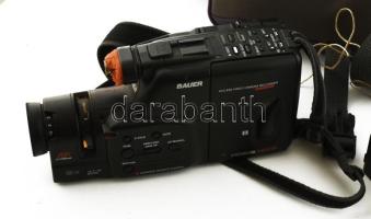 Bauer VHS felvevő , akkuval, pótakkuval, töltővel, stb