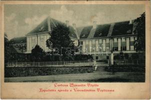 Varasdfürdő, Warasdin-Töplitz, Varazdinske Toplice; Curhaus / Kupalistna zgrada / spa (fl)