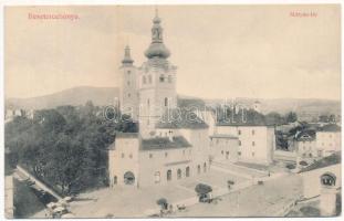 Besztercebánya, Banská Bystrica; Mátyás tér. Machold F. kiadása / square (Rb)