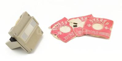 Stereobox retro sztereó dia képnéző, 4 korong filmmel