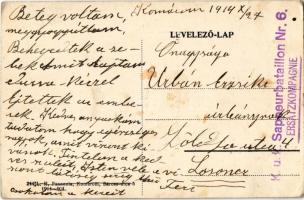 1914 Komárom, Komárnó; Magy. kir. gazdasági tanítóképző intézet / teachers training institute + &quo...