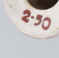 1980 Moszkvai olimpia Misa maci porcelán figura. Kézzel festett, jelzett, hibátlan 9 cm