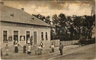 1927 Füleksávoly, Sávol; Fogyasztási szövetkezet üzlete / Potravne Druzstvo / cooperative shop (fl)