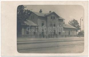 1919 Vágsellye, Schelle, Sala nad Váhom; vasútállomás / Stanica / railway station. photo