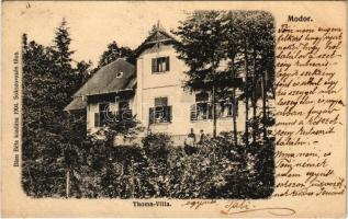 1905 Modor, Modra; Thoma villa. Blau Béla kiadása (Rb)