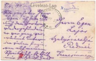 1910 Brogyán, Brodzany (Nagybélic, Velké Bielice); Schloss / Várkastély Bars megyében, tél / castle ...