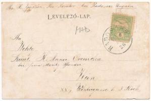 1904 Felsőrados, Radosóc, Radosócz, Radosovce; Kirche, Kapelle, Marktplatz / templom, kápolna, Piac ...