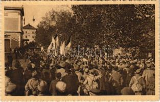 Fiume, Rijeka; 13. XI. 1918 Arrivo delle truppe Serbe a Fiume / arrival of Serbian troops at Fiume. Francesco Slacovich No. 116