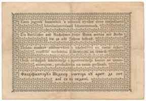 1849. 2Ft "Kincstári utalvány" kitöltött T:F kis beszakadás Adamo G108