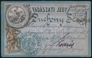 1881 Nyitra, vadászati jegy