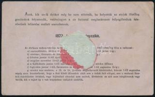 1881 Nyitra, vadászati jegy