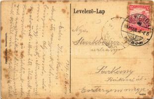 1917 Selmecbánya, Schemnitz, Banská Stiavnica; Leányvár. Joerges / castle / hrad (fl)