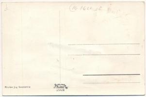 Hódmezővásárhely, magyar népviseletes leporellólap 10 képpel s: Klaudinyi