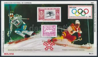 1987 Téli Olimpia, Calgary blokk Mi 167