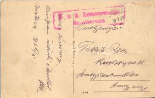 1917 Beszterce, Bistritz, Bistrita; Spitalgasse / Korház utca, Brecher M. üzlete. F. Stolzenberg kia...