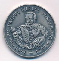 Bognár György (1944-) 1986. "Báró Pálffy Miklós főkapitány 1552-1600 / A MÉE Nógrád megyei szervezete" ezüstpatinázott bronz emlékérem (42mm) T:AU Adamo ST7