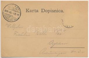 1899 (Vorläufer) Brinje, Uciona, Kotarska oblast, Braca Prpic, Frankopanska Gradina Brinje / Iskola,...