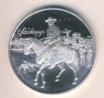 1997. "Széchenyi-Kölcsey" Ag emlékérem 33,8g T:PP Díszdobozban!