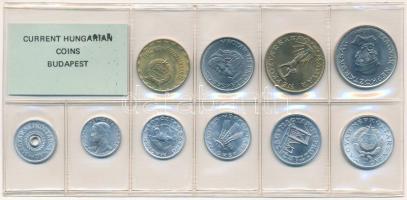 1989. 2f-20Ft (10xklf) érmés forgalmi sor fóliatokban T:UNC Adamo FO22