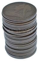 Nagy-Britannia 1860-1899. 1p Cu/bronz "Viktória" (29xklf) T:F,VG
Great-Britain 1860-1899....