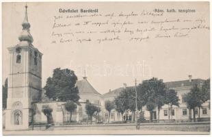 1915 Barót, Baraolt; Római katolikus templom. Ifj. Dániel Lajos kiadása / church (EK)