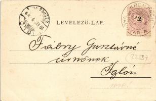 1899 (Vorläufer) Thurzófüred, Kupele Turzo (Gölnicbánya, Gelnica); Vendéglő, Budapest és Bányász vil...