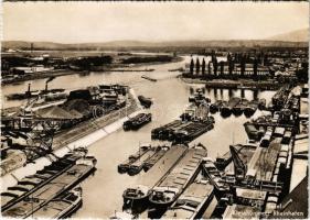 Basel, Kleinhüninger Rheinhafen / port, harbor (EK)