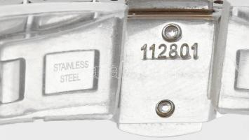 Armani acél tokos női kvarc karóra, elemmel. Pontosan jár. d: 32 mm