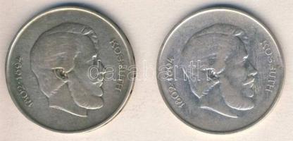 1947. 5Ft Ag "Kossuth" peremirat nélkül + összehasonlító normál darab T:3